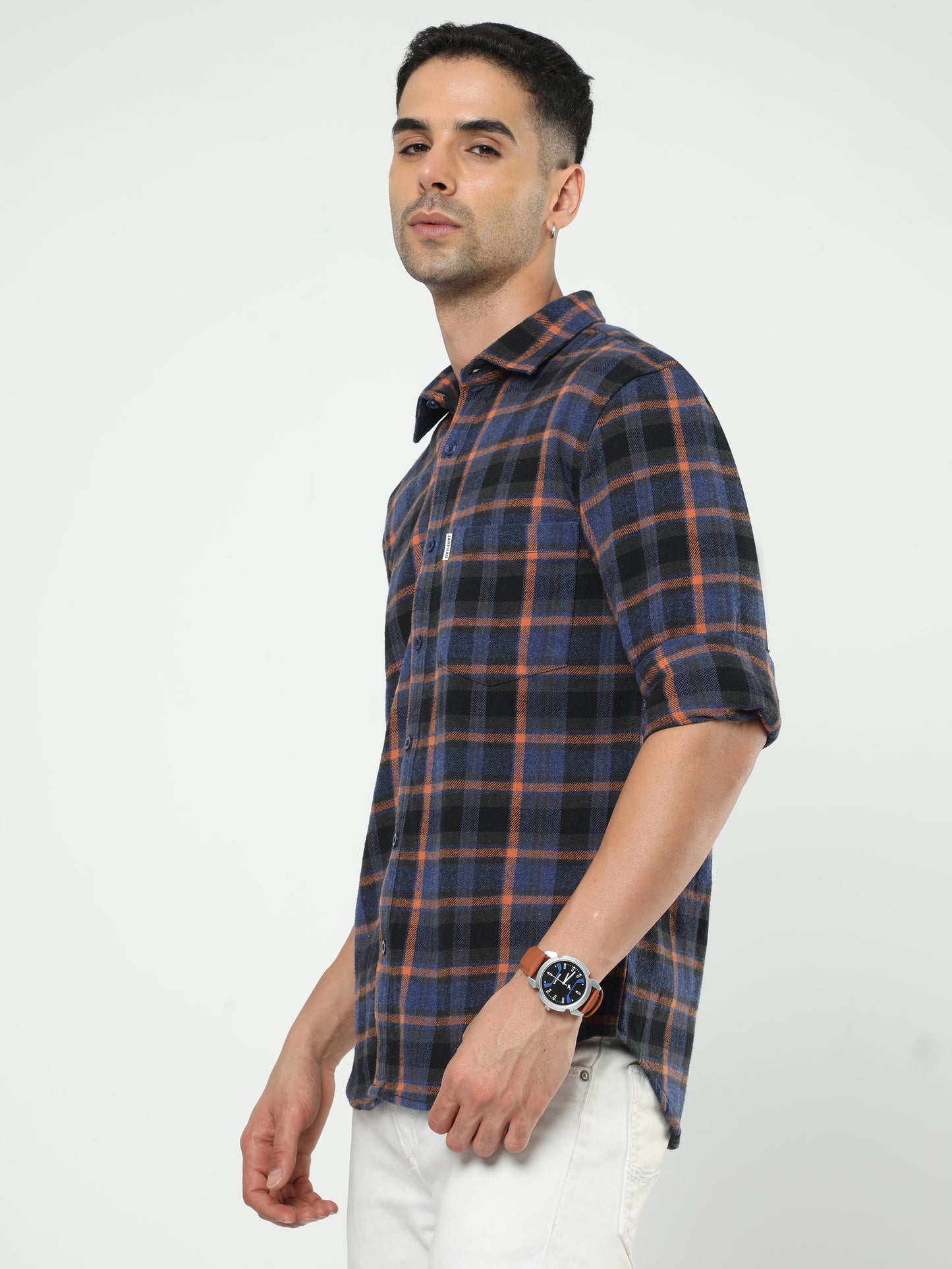 Men's Multi Color Check Shirt
