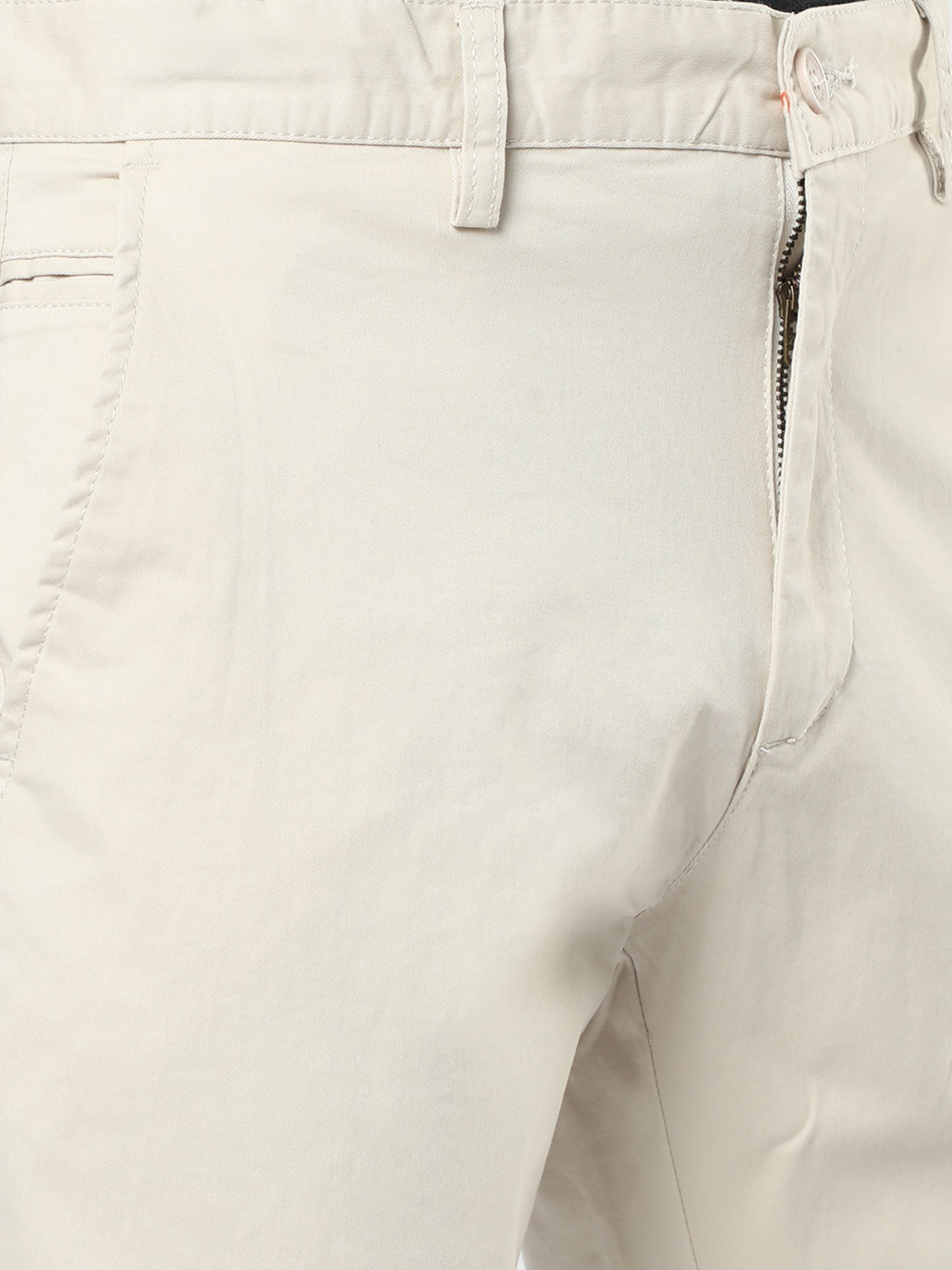 Men's Casual Beige Trouser