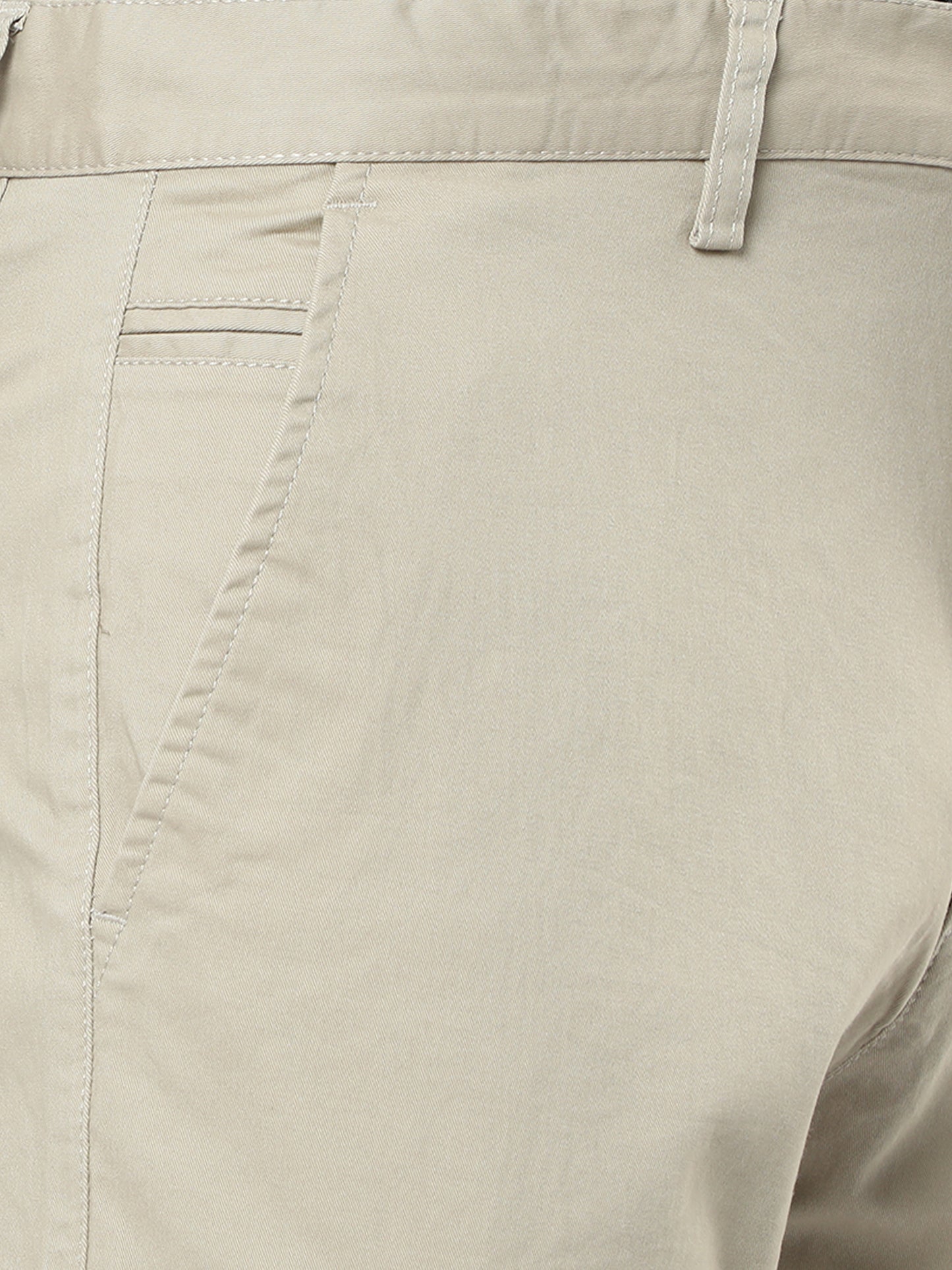 Men's Casual Cream Trouser
