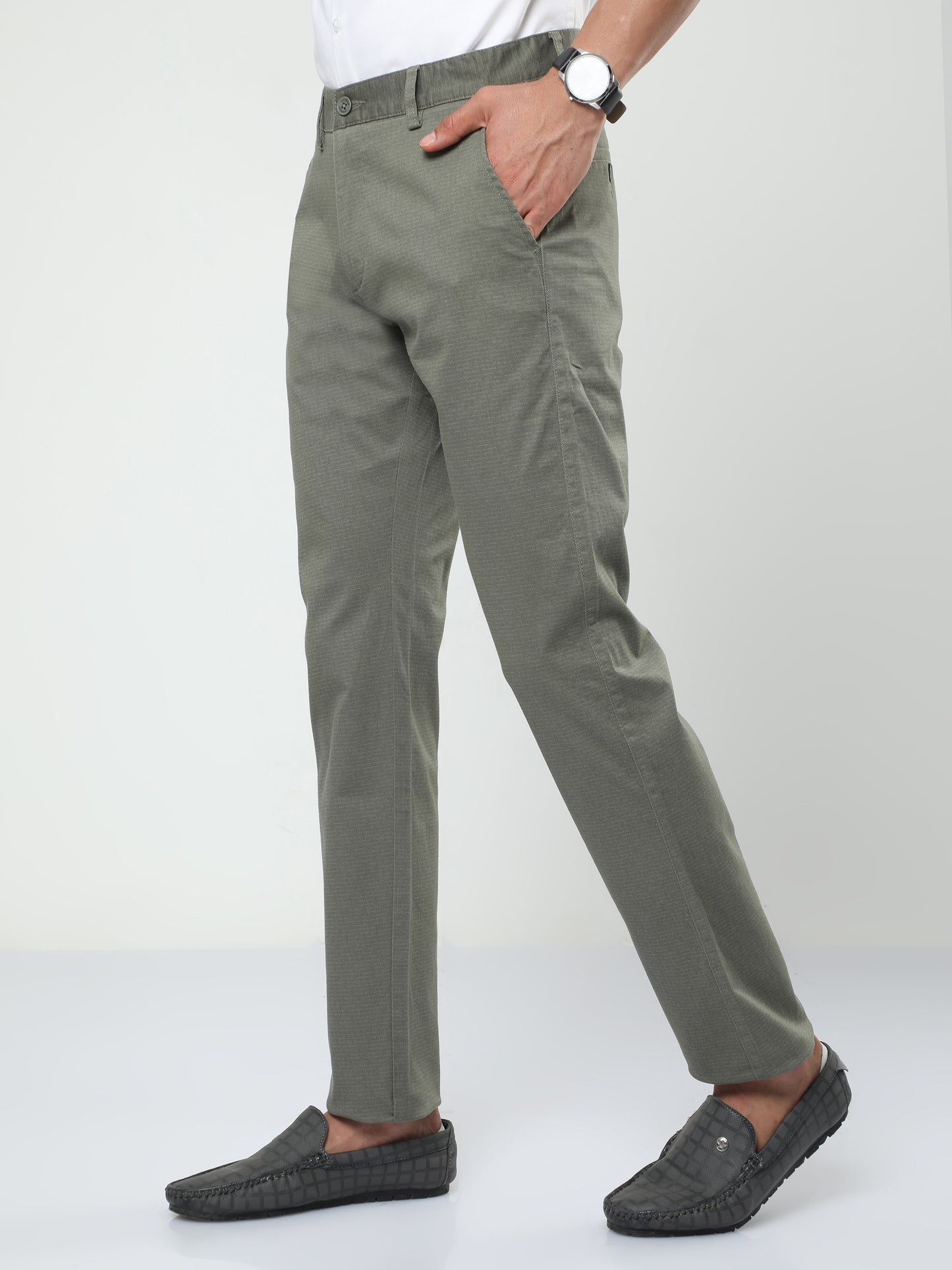 Men's Casual Olive Trouser