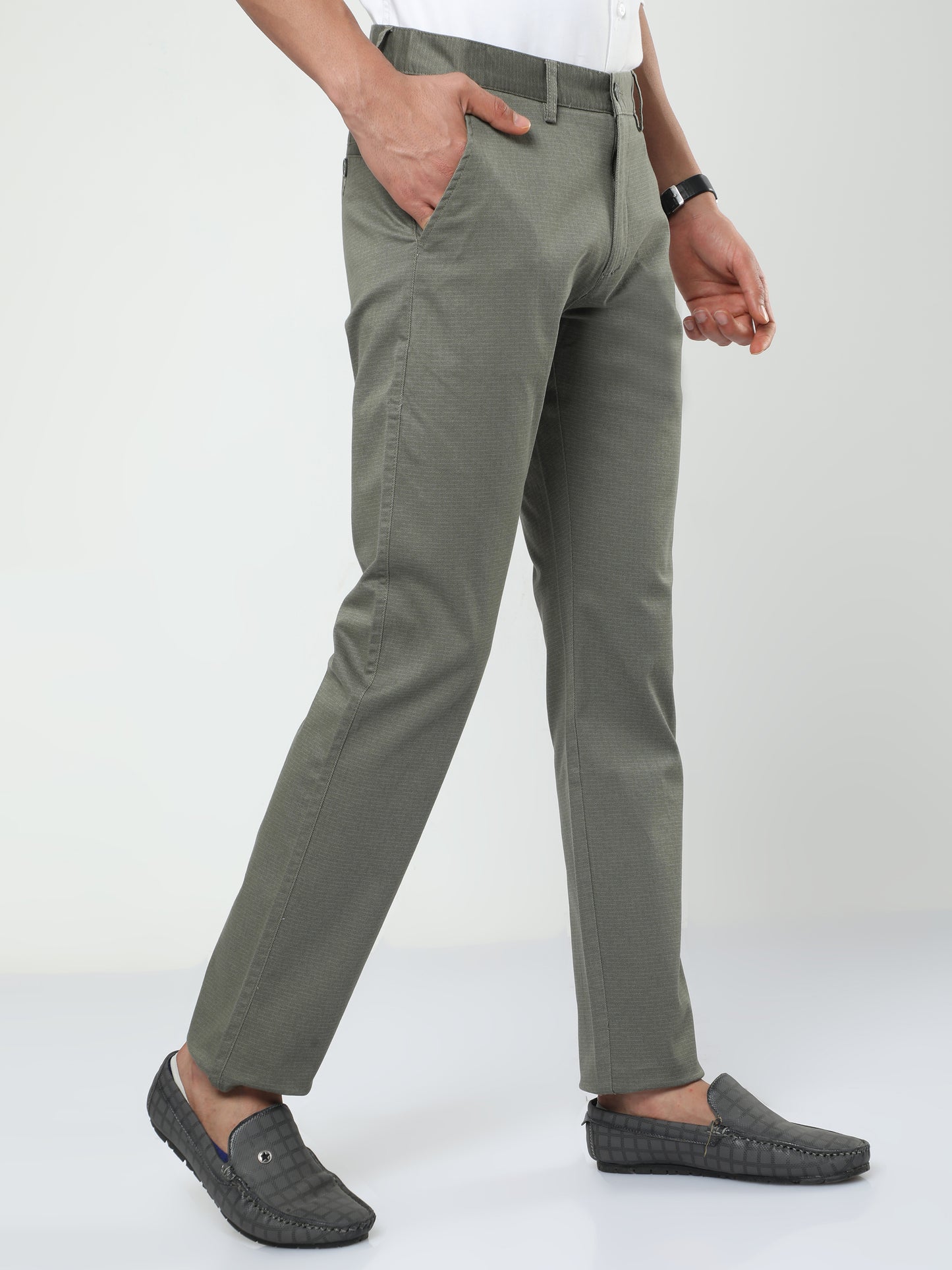 Men's Casual Olive Trouser