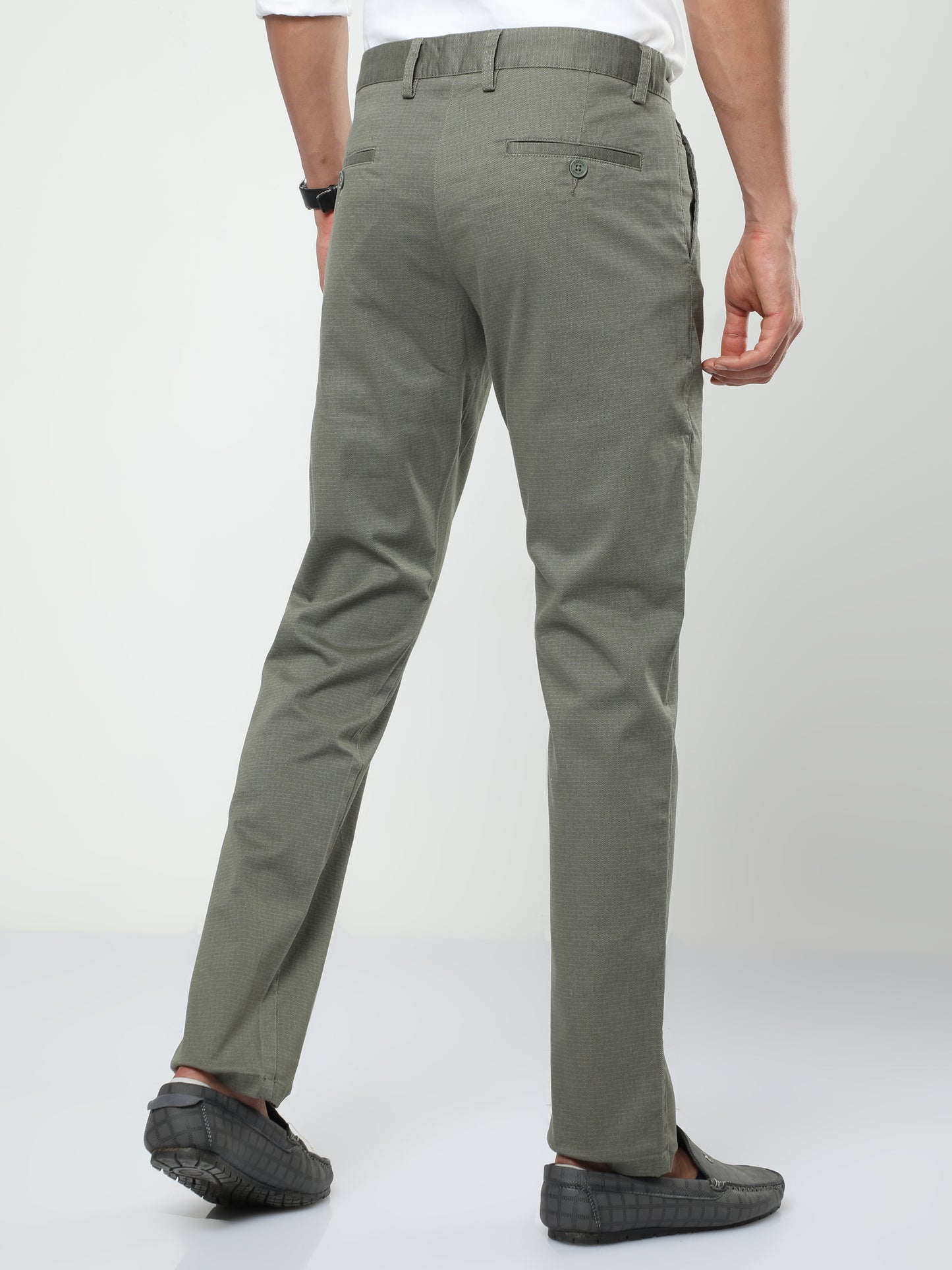 Men's Casual Olive Trouser