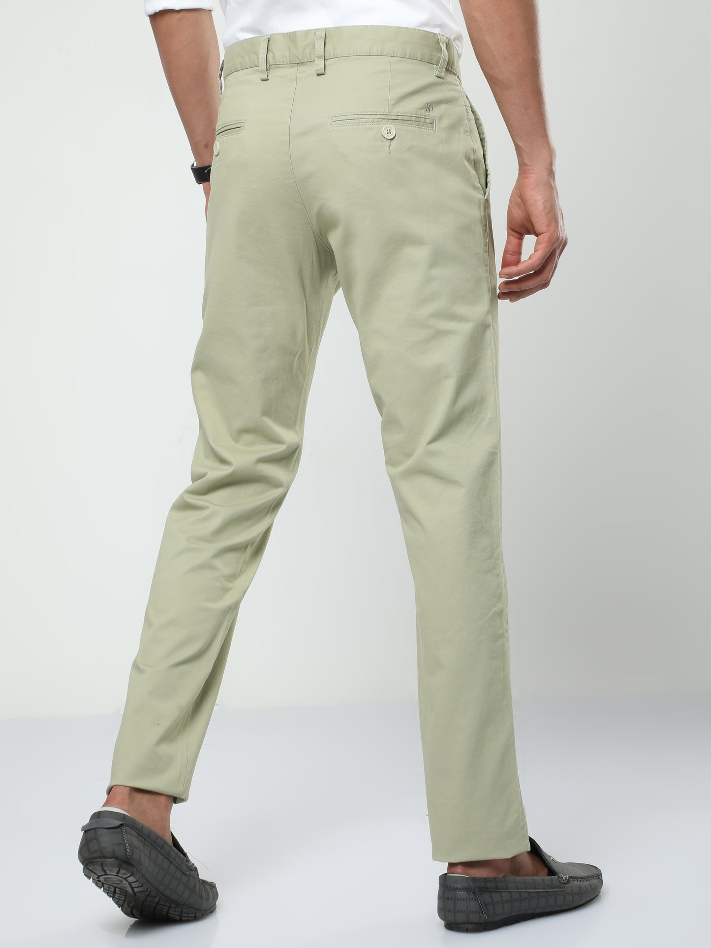 Men's Casual Light Olive Trouser