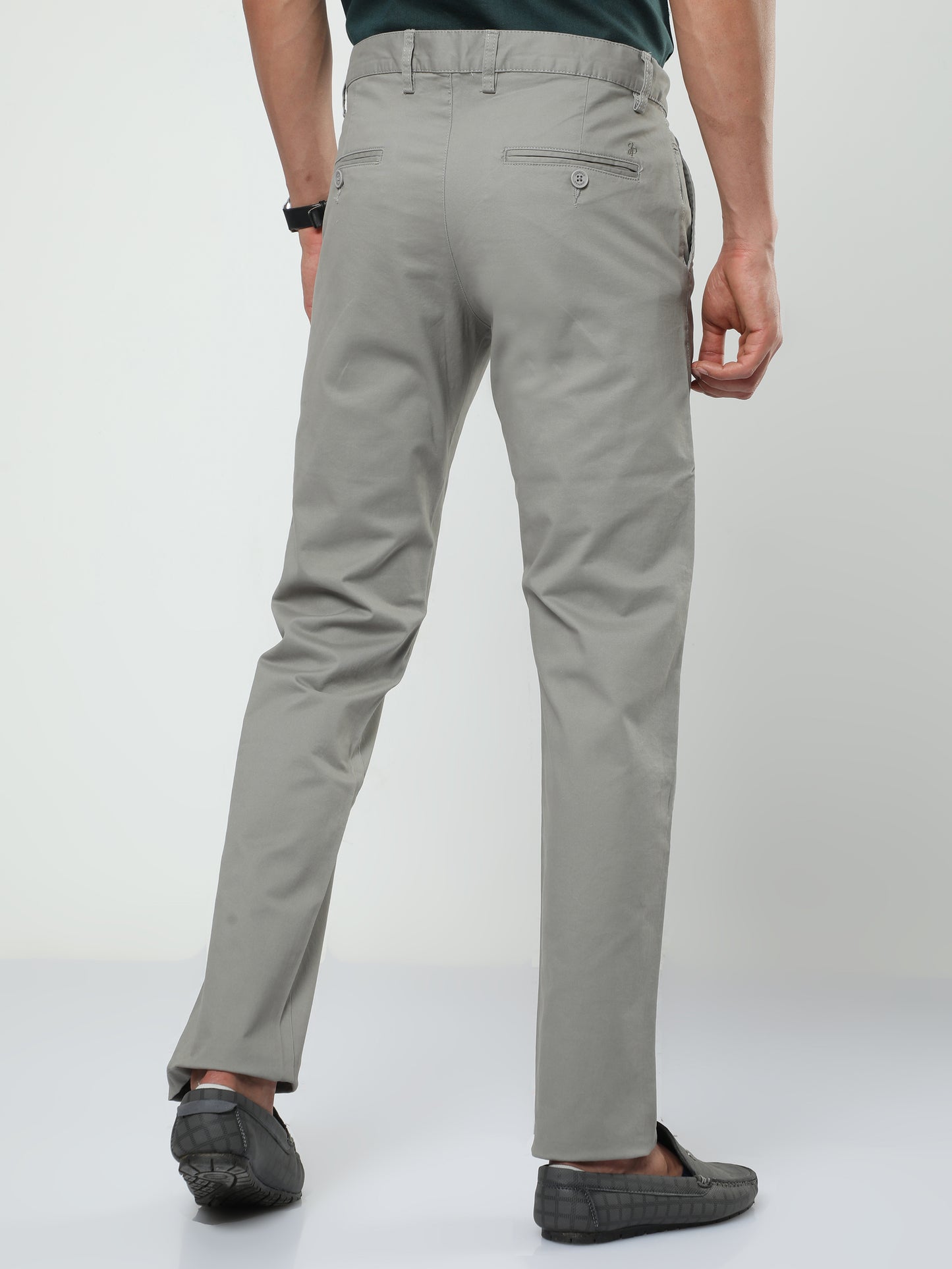 Men's Casual Ash Grey Trouser