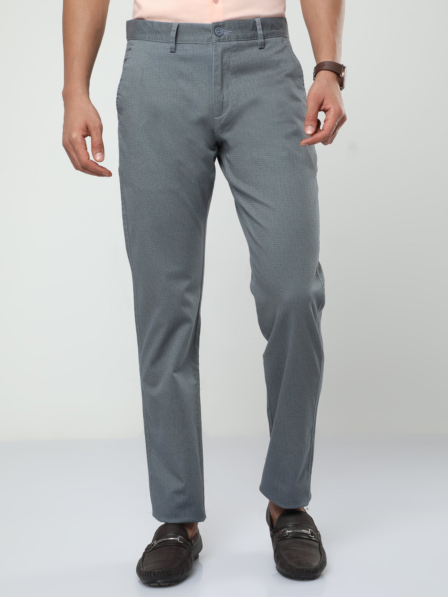 Men's Casual Medium Grey Trouser