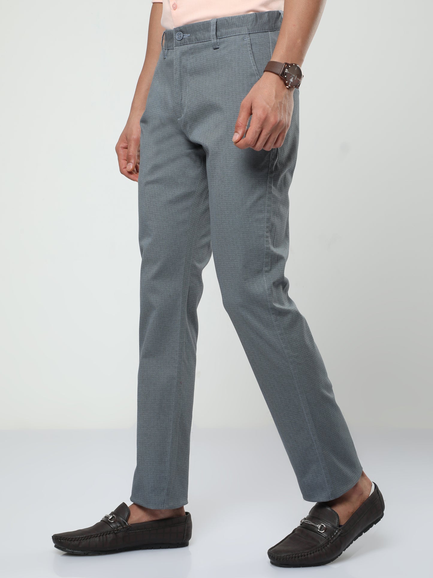 Men's Casual Medium Grey Trouser