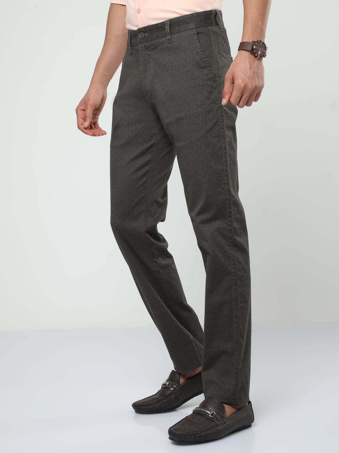 Men's Casual Dark Navy Trouser