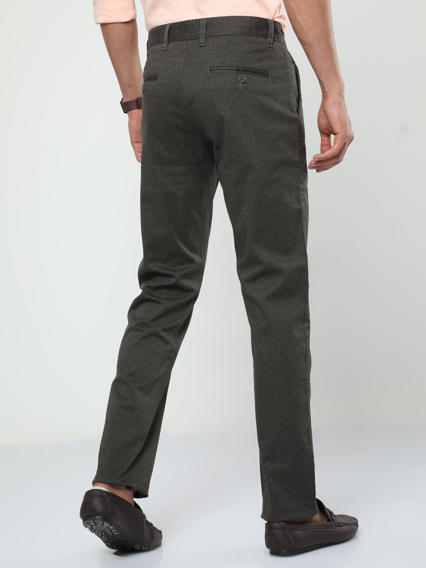 Men's Casual Dark Navy Trouser