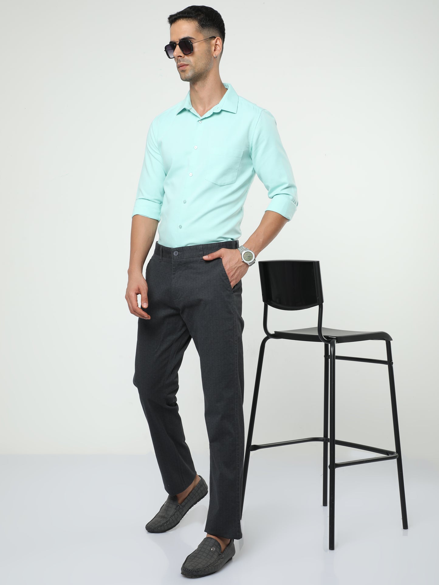 Men's Casual Navy Trouser