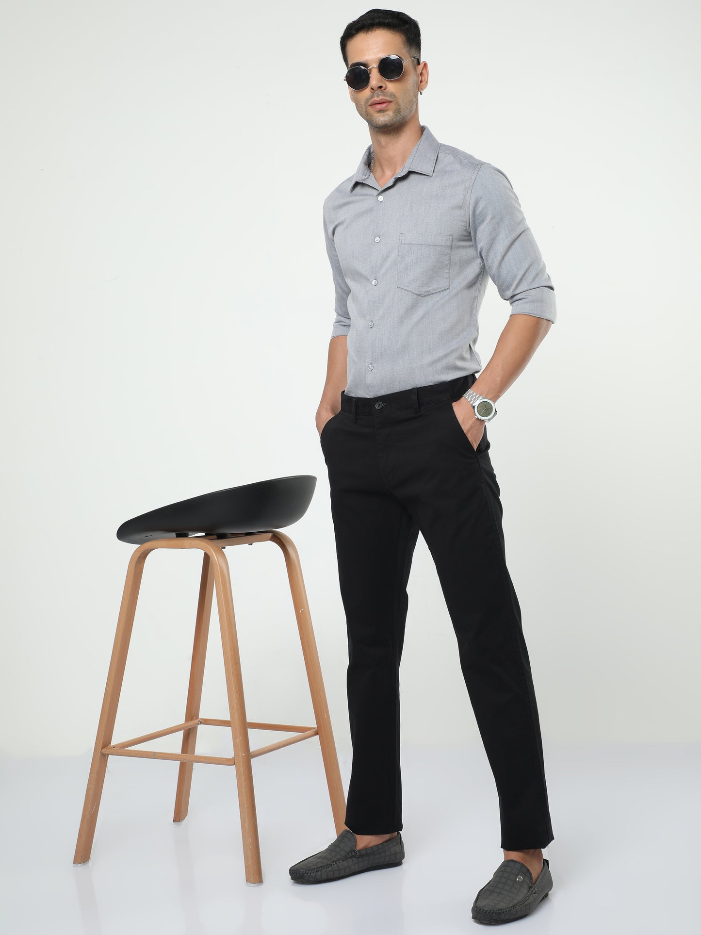Men's Casual Navy Trouser