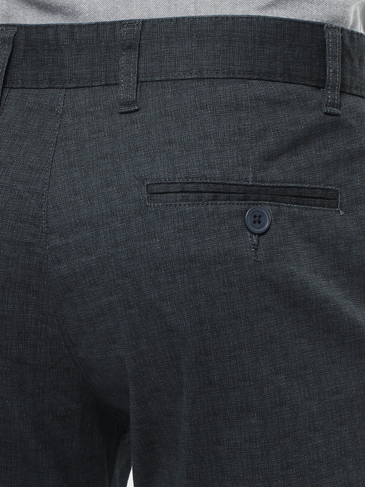 Men's Casual Black Trouser