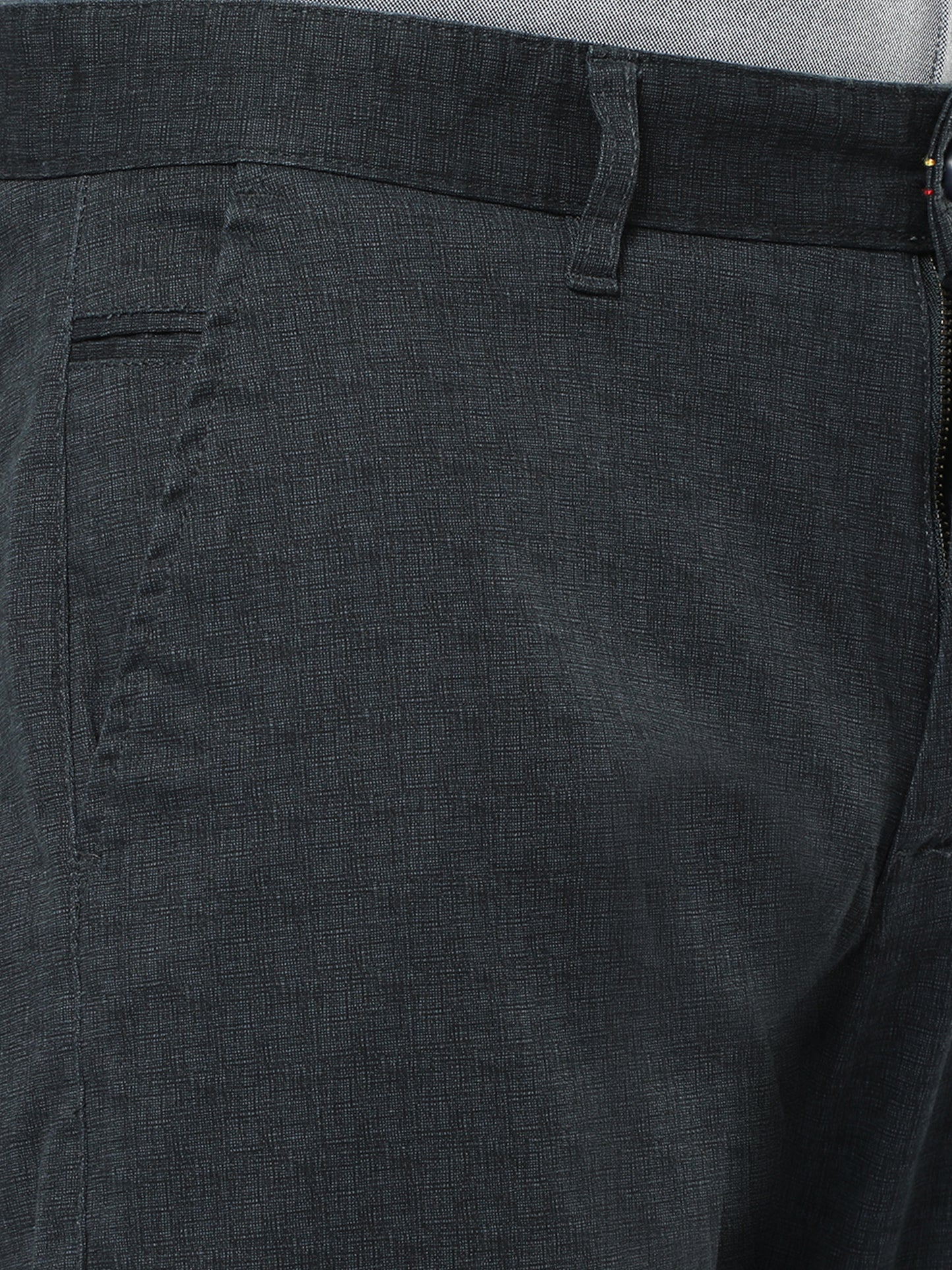 Men's Casual Black Trouser