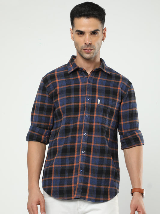 Men's Multi Color Check Shirt