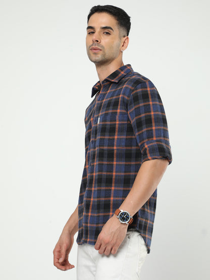 Men's Multi Color Check Shirt