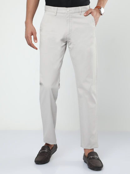 Men's Casual Light Grey Trouser