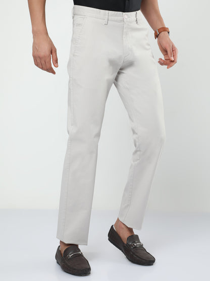 Men's Casual Light Grey Trouser