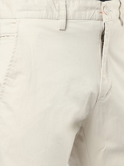 Men's Casual Beige Trouser