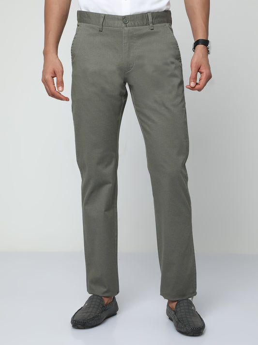 Men's Casual Olive Trouser