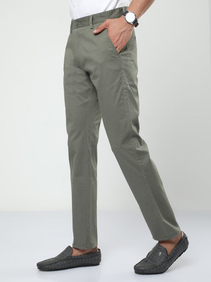 Men's Casual Olive Trouser
