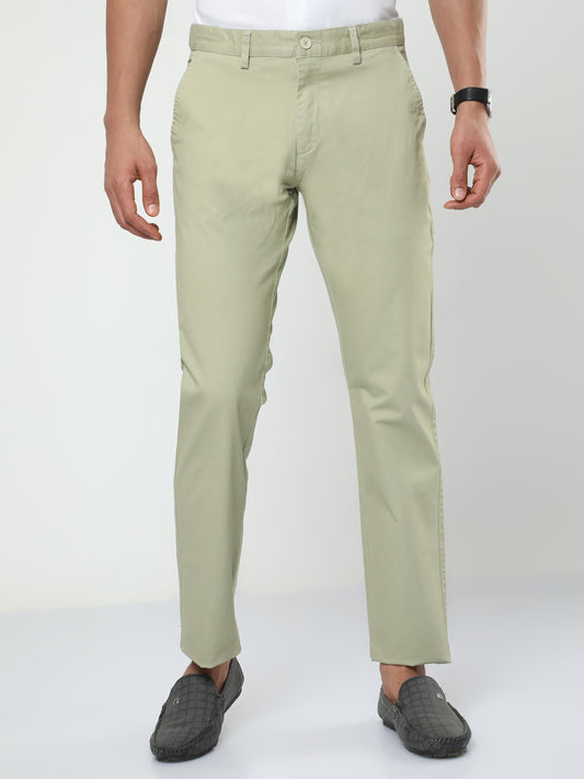 Men's Casual Light Olive Trouser