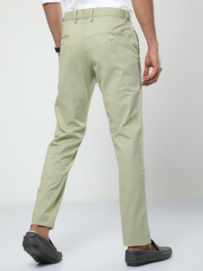 Men's Casual Light Olive Trouser