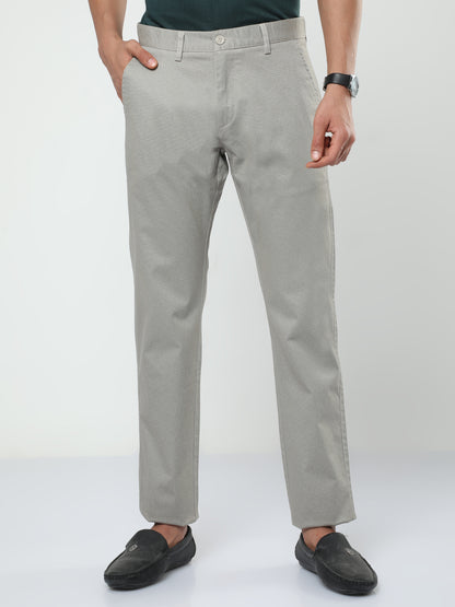 Men's Casual Light Grey Trouser