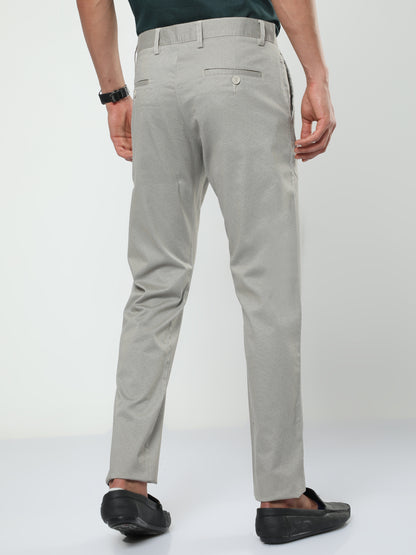Men's Casual Light Grey Trouser