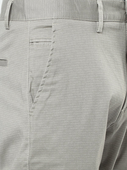 Men's Casual Light Grey Trouser