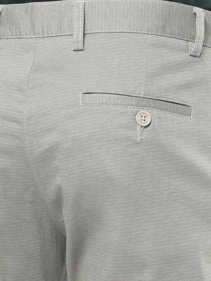 Men's Casual Light Grey Trouser