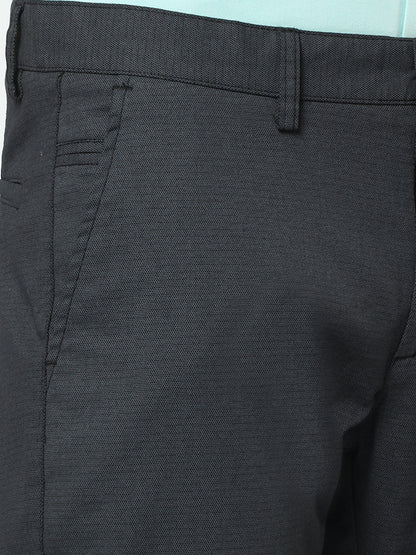 Men's Casual Black Trouser