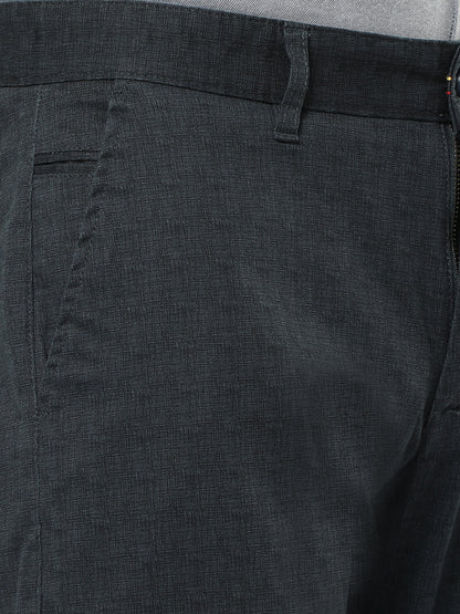 Men's Casual Black Trouser