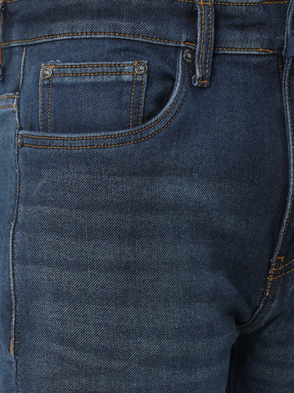 Men's Washed Blue Denim Pant